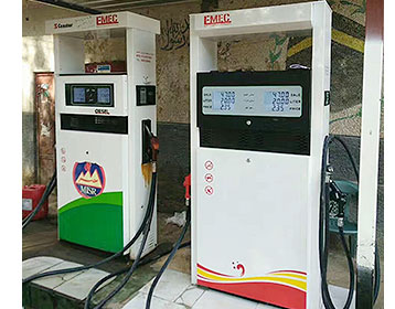 220V Petrol pump fuel dispenser, mobile fuel tank 
